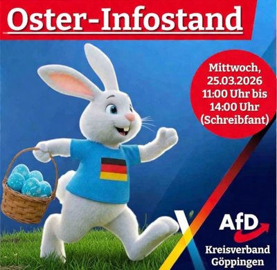 Event-Flyer Oster-Infostand