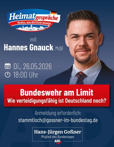 Event-Flyer Bundeswehr am Limit - Wie verteidigungsfähig ist Deutschland