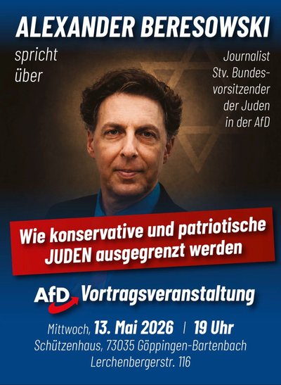Event-Flyer Stammtisch des AfD Kreisverband Göppingen 